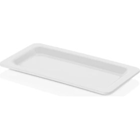 Resim Külsan 11320.CW - Happy Chef Gn. 1/3 Krem Beyaz 12'li Küvet Seti 17,6X32,5 Cm, Thermoset Melamin 