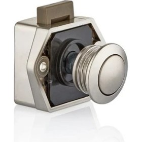 Resim Canex Çekmece Kilit Basmalı Küçük Nikel 