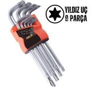 Resim Mastercare Yıldız Torx Combination 9 Parça Alyan Seti 715903 