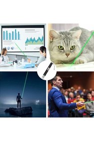 Resim TAREZ Gp-303 Yeşil Lazer Pointer 1000mw Yüksek Güçlü Şarjlı Lazer Işaretliyici 