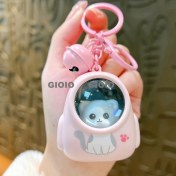 Resim Silver1 Yeni Sevimli Çizgi Film Işıklı Işık Kulomi Büyük Kulak Köpek Hediye Kutusu Anahtarlık Araba Okul Çantası Dıy Kolye Hediye (Yurt Dışından) 