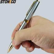 Resim 1 adet, Yüksek Kaliteli Metal Tükenmez Kalem - Siyah Mürekkep Orta Uç 1.0mm Pürüzsüz Yazma Geri Çekilebilir Tükenmez Kalem - Ofis ve Profesyonel Kullanım için Şık İş İmza Kalemi - Şık ve Dayanıklı Tasarım, Rahat Tutuş, Yazma, Belge İmzalama ve Günlük Görevler için Mükemmel - Yöneticiler, Meslektaşlar ve İş Ortakları için İdeal Hediye 