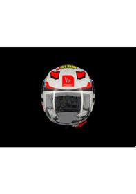 Resim Mt Helmets Mt Çocuk Lıte Dino A0 Motosiklet Kaskı Beyaz 