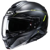 Resim HJC RPHA91 Combust MC3HSF Çene Açılır Motosiklet Kaskı Neon Sarı Siyah 