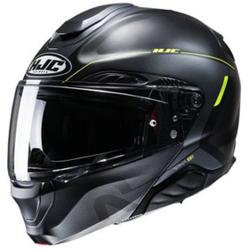 Resim HJC RPHA91 Combust MC3HSF Çene Açılır Motosiklet Kaskı Neon Sarı Siyah 