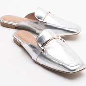 Resim luvishoes Ronda Gümüş Kadın Terlik 