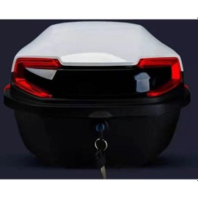 Resim Giza Motosiklet Çantası 33 Lt Metalik Beyaz 