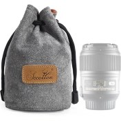 Resim S.c.cotton Taşınabilir Slr Lens Çantası Mikro Tek Kamera Çantası - Gri ( Yurt Dışından ) 