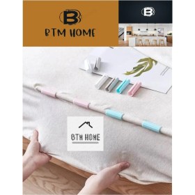 Resim Btm Home 6 Adet Yorgan Döşek Kılıfı ve Çarşaf Tutucu Sabitleyici Kaydırmaz Nevresim Örtü Düzenleyici Klipsle 
