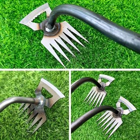 Resim 2025 Yeni Weeder - Yeşil ve Siyah Saplı Dayanıklı Çiftçi ve Ev Bahçesi Dikim Makinesi, Açık Hava Bahçe ve Peyzajı için Uygun, Tarımsal Plaj Bahçesi Sebze Yetiştiriciliği, Yabancı Bitler Çıkarma Aracı, Ergonomik Dayanıklı İnşaat, Küçük Kürek, Bahçe Weeder 