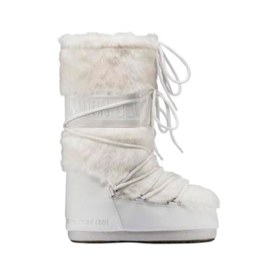 Resim Moon Boot Mb Icon Faux Fur Kadın Beyaz Kar Botu 