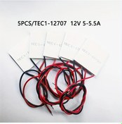 Resim Chuangyinshop 5 Adet Tec1-12707 12v 60w Peltier Soğutucu Mini Buzdolabı Akvaryum Soğutma 