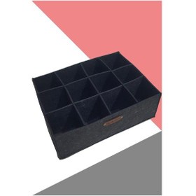 Resim Çekmece - Dolap Içi Düzenleyici Organizer Ayarlanabilir 3 X 4 Mavi 