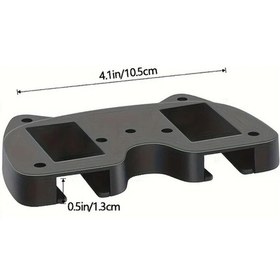 Resim Gaojunshop01 Taşınabilir Oyun Kumandası Standı Xbox Series X/s Ve Switch Pro İçin Siyah Abs Askılı Sabitleyici 