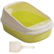 Resim Suntek Kedi Kumu Kutuları Büyük Yatak Lazımlığı L-yeşil 