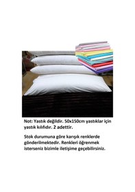 Resim 2 Adet Karı Koca Yastık Kılıfı, Uzun Maxi Boy Yastık Kılıfı 50x1 