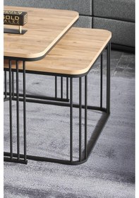 Resim Uslucan Alışveriş Orta Sehpa İkili Alize Atlantik Çam Çok Renkli 