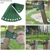 Resim 10 adet Ağır Hizmet Tipi Ağaç Kayışları, 39.98cm - Dayanıklı Naylon, Sıkıştırılabilir/Katlanabilir/Yıkanabilir, Yeni Yapraklar ve Bitki Destek Çitler için Mükemmel, Siyah, Dış Mekan Kullanımı, Kasırga Koruma | Ayarlanabilir Kayış | Sıkıştırılabilir Kumaş, Bahçe için Ağaç Kayışları 