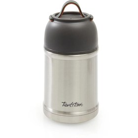 Resim Tantitoni 700 ml, Yemek Termosu, Sefer Tası, Kaşıklı, Çift Duvarlı, 304 K.Çelik, Gri, BOMB KD-947 