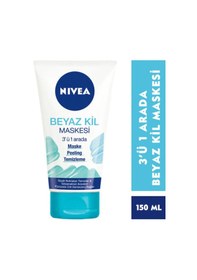Resim Nivea Sivilce Karşıtı 3'ü 1 Arada Beyaz Kil Maskesi 150 ML 