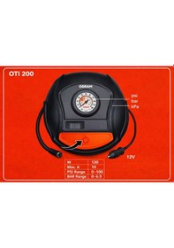 Resim Mega Oto Market Lastik Şişirme Kompresörü Tyreinflate 200 