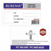 Resim Rubenis 50' Li Personel Yaka Kartı (1-QN-001) 