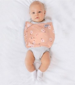Resim Sevi Bebe 504.194 Bebe Kundak Kemer 0-3 Ay Neşeli Kuş Desen Somon 