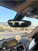 Resim OTOMOGARAJ Otomobil dikiz süsü beyaz dondurma peluş dondurma beyaz dikiz süsü dondurma dikiz süs 