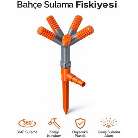 Resim 5 Kollu Bahçe Sulama Fıskiyesi Döner Çim Sulama Sprink Otomatik Bahçe Sulama Aparatı 