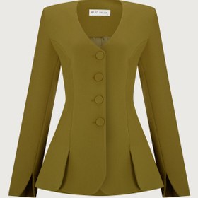 Resim Tulip Ceket - 34 / Olive 