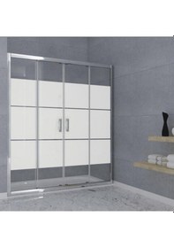 Resim Durul Duşakabin Ön Cephe Box Desen 5mm H:190 Parlak 