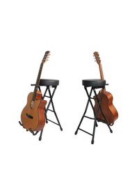 Resim Hbk Ma81 Standlı Gitar Sehpa Ve Taburesi Müzisyenler İçin Hem O 