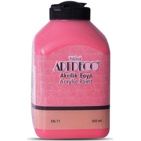 Resim Artdeco Akrilik Ahşap Boyası 500 Ml 3604 Pembe 