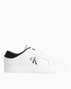 Resim Calvin Klein CLASSIC CUPSOLE LOW LACEUP LTH Erkek Sneaker YM0YM00864-01W 