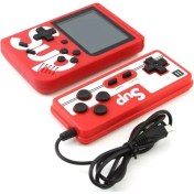 Resim Çift Kol 400 Nostalji Oyunlu Mini Atari Kırmızı Oyun Konsolu 