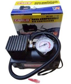 Resim Carub Çakmaklık Girişli Hava Kompresörü 12v 300 Psi Lastik Şişirici Pompa 