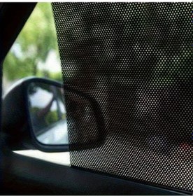 Resim Dashanshop Siyah Perfore Vinil Gizlilik Filmi, Kolay Kurulum, Güneşten Koruma Ve Parlaklık Önleyici, 17.72x39.37inç 