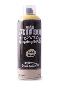 Resim Artdeco Akrilik Sprey Boya 400 ML Açık Sarı Y-400-130 
