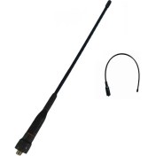 Resim Mbl Dual Band Esnek Katlanabilir El Telsiz Anteni 23cm Sma Dişi 