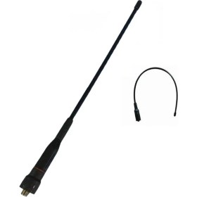 Resim Mbl Dual Band Esnek Katlanabilir El Telsiz Anteni 23cm Sma Dişi 