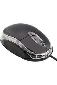 Resim Wozlo WZ-800 Optik USB Mouse Kırmızı Işıklı Mini USB Mouse 