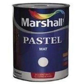 Resim Marshall Pastel Mat Beyaz Boya 2.5lt 