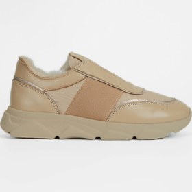 Resim Valmenti Kadın Vizon Deri Sneakers & Spor Ayakkabı 