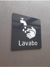 Resim Lavabo Yönlendirme Levhası 