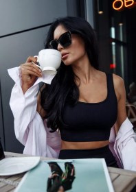 Resim Fgf Spor Crop Top 148279458 Siyah 