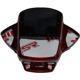 Resim Ybr 125 Cıty Bordo Ön Far Siperlik 