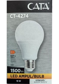 Resim Cata Led Ampul Günışığı 10 Adet Ct-4274 3200k 15 Watt 