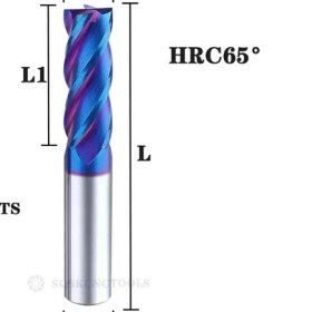 Resim 2Liyao D2.5XD4X7X50L 4FHRC65 Karbür Yarıçapı Uç Kesici Değirmen Alüminyum Cnc Freze Kesici Metal Tungsten Çelik Cnc Işleme Endmils (Yurt Dışından) 
