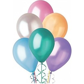Resim Gemar Balloons Metalik 100 Lü Balon Karışık 