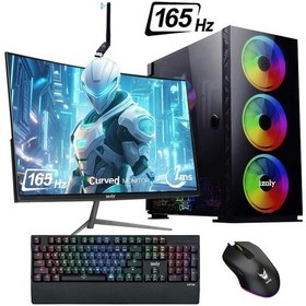 Resim Izoly ST998849 i5-12400F 32 GB 512 GB M.2 NVMe RTX3060 12 GB 24" Free Dos Masaüstü Oyuncu Bilgisayarı 